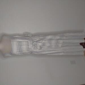 NWT Splendid Women's White/Blue Dress Size Medium